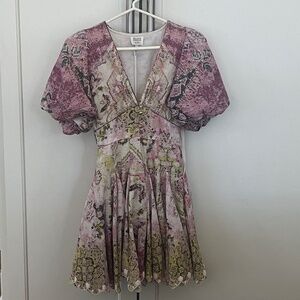 NWT Beautiful printed mini dress